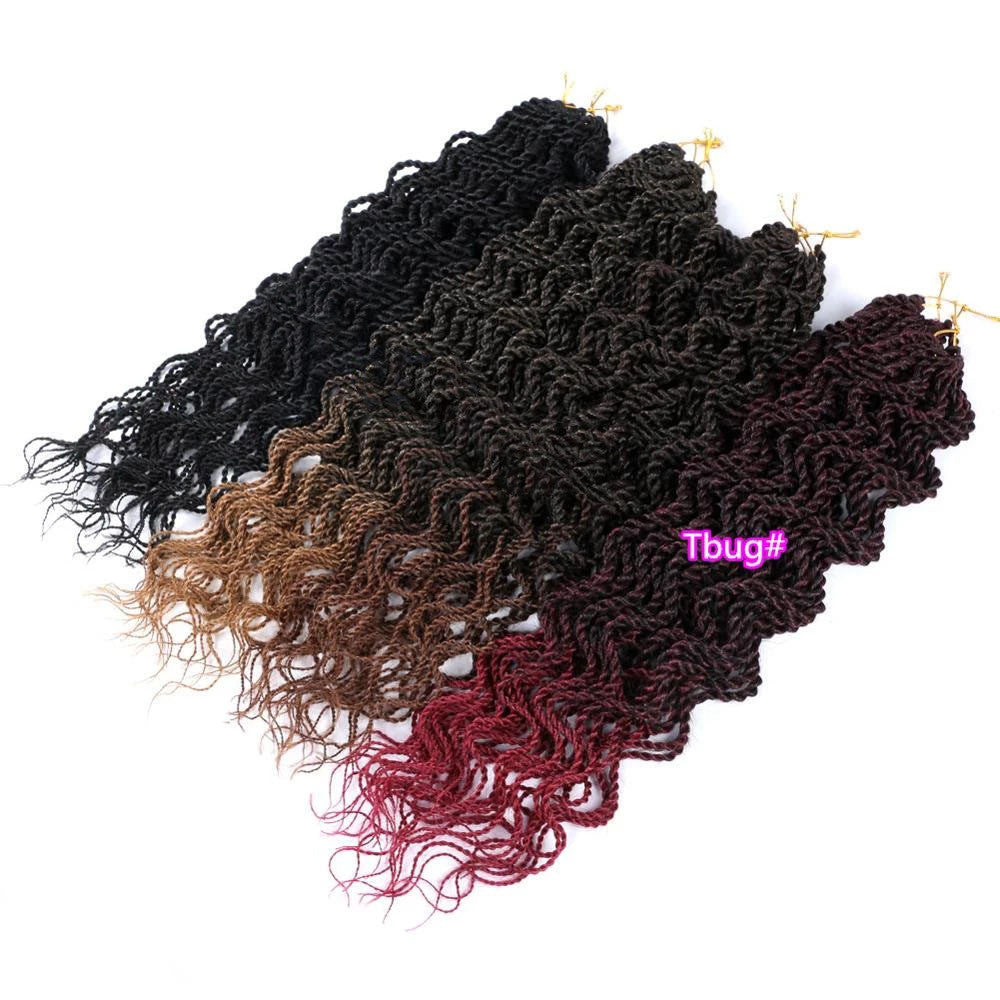 Synthetic Wig Wavy Twist Dirty Braid Hair