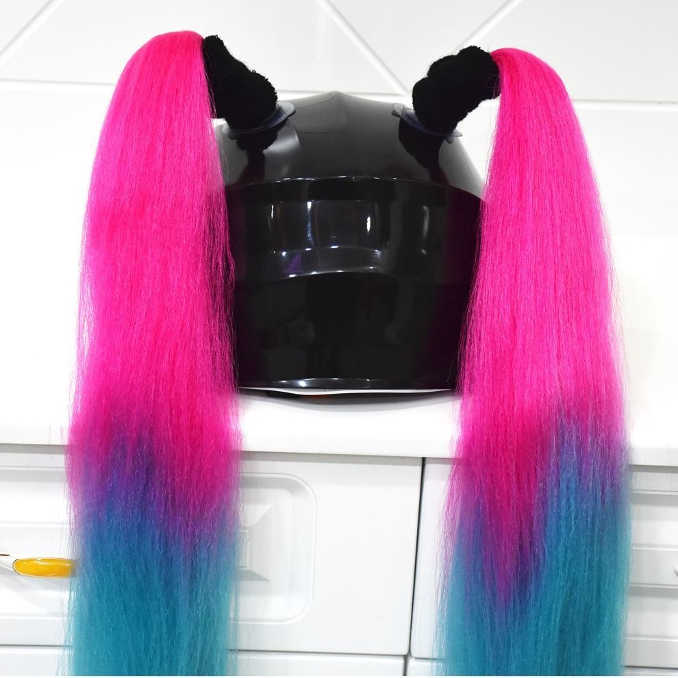 Helmet Decoration Small Accessories Braid Double Ponytail Dreadlocks