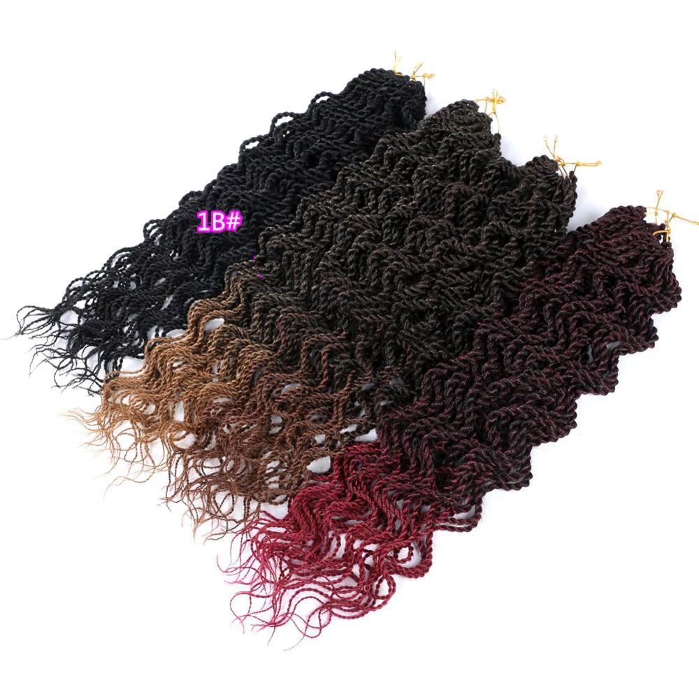 Synthetic Wig Wavy Twist Dirty Braid Hair