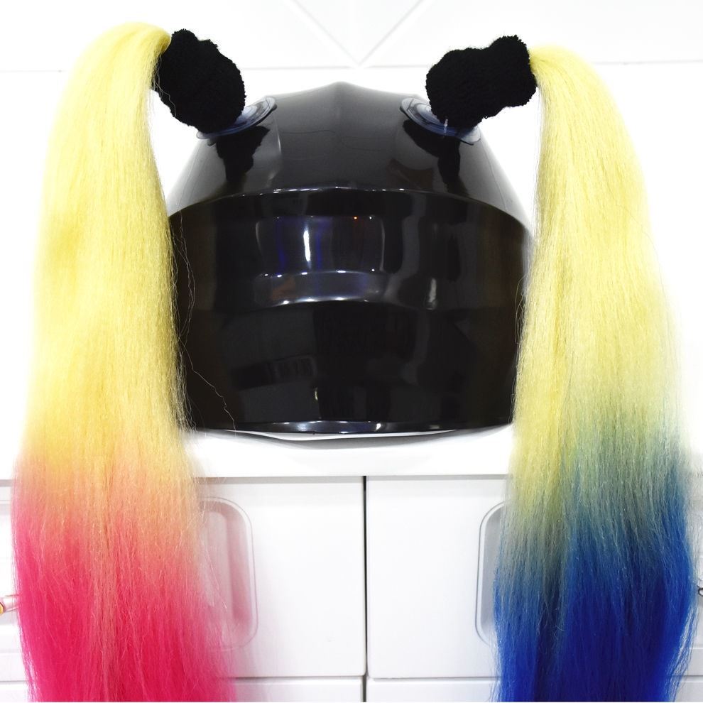 Helmet Decoration Small Accessories Braid Double Ponytail Dreadlocks