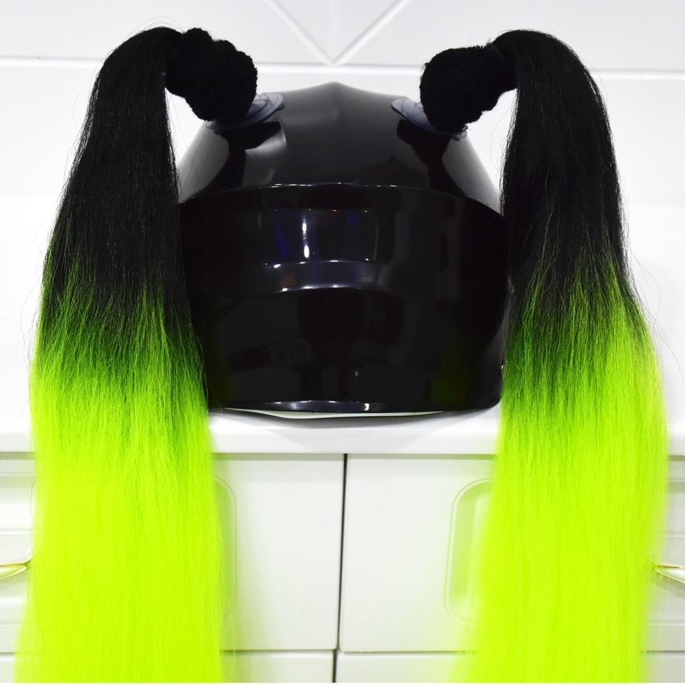 Helmet Decoration Small Accessories Braid Double Ponytail Dreadlocks