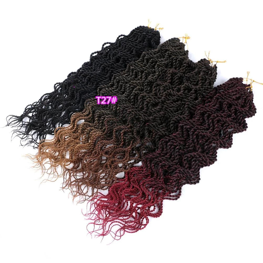 Synthetic Wig Wavy Twist Dirty Braid Hair