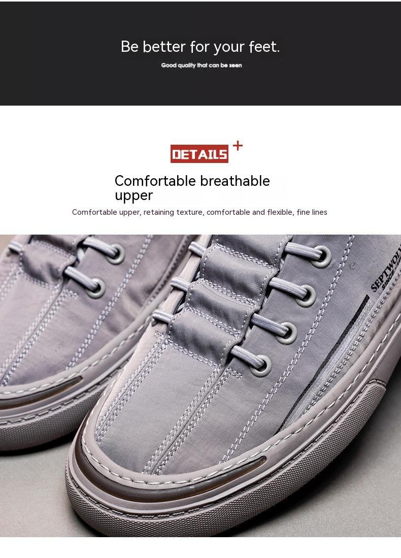 New Summer Breathable Board Shoes Ice Silk Cloth Shoes