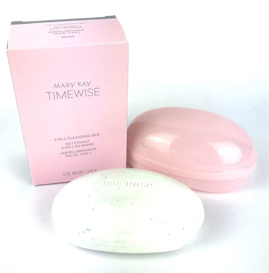 TimeWise 3-in-1 Cleansing Bar with Soap Dish 5 oz / 141 g