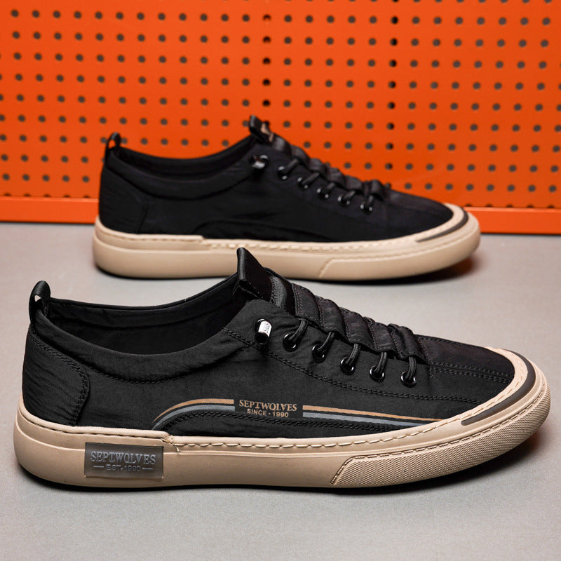 New Summer Breathable Board Shoes Ice Silk Cloth Shoes