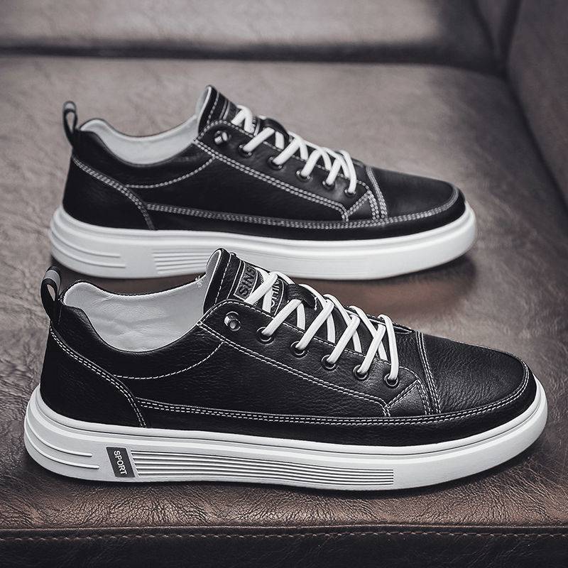 Casual White Men Shoes Summer Breathable Flat Bottom