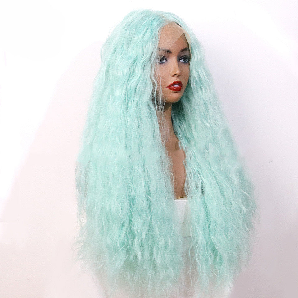 Chemical Fiber Front Lace Wig Without Glue