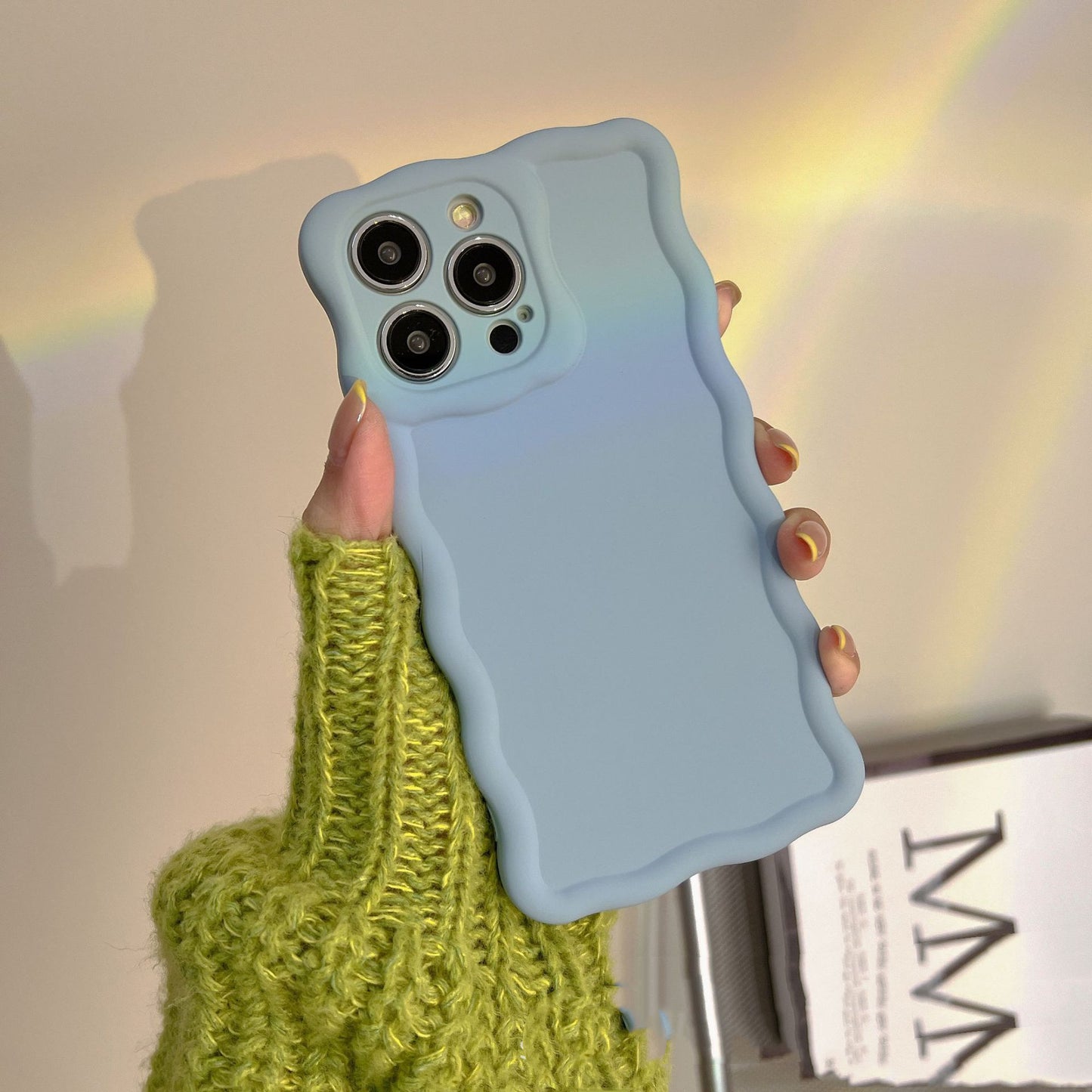 Solid Color Twist Edge Phone Case