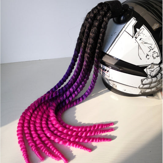 Motorcycle Electric Bicycle Helmet Braid Decorations