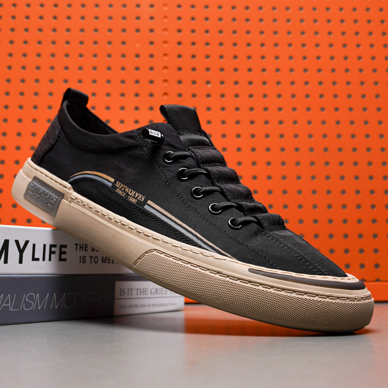 New Summer Breathable Board Shoes Ice Silk Cloth Shoes