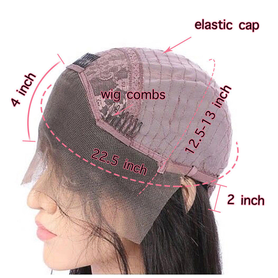 Chemical Fiber Front Lace Wig Without Glue