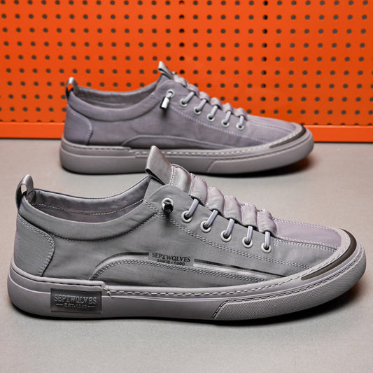 New Summer Breathable Board Shoes Ice Silk Cloth Shoes