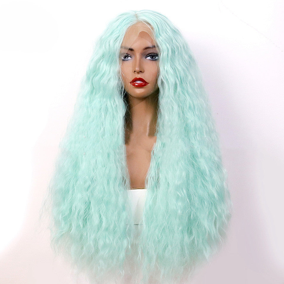 Chemical Fiber Front Lace Wig Without Glue